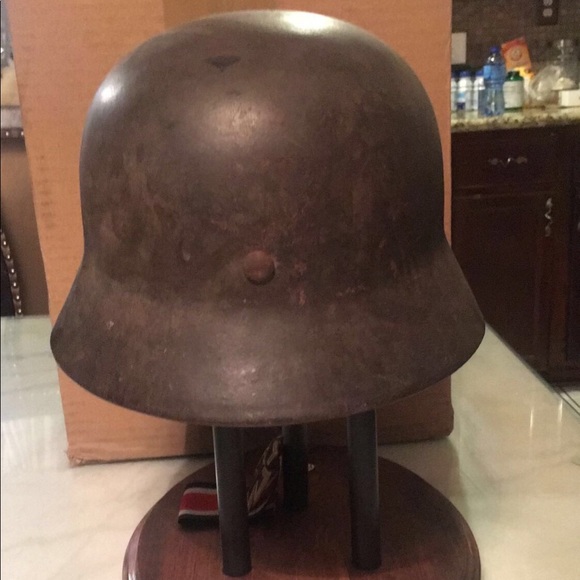 World War 2 German M40 Single Decal Stahlelm - Picture 3 of 8